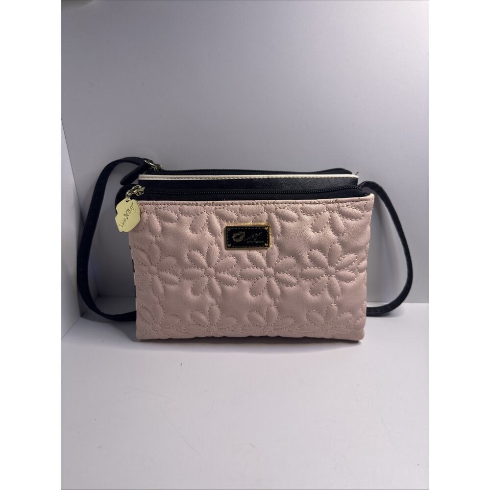 Awesome Luv Betsey by Betsey Johnson Crossbody Bag with quilted pattern